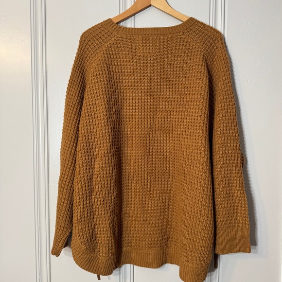 Cotton & Rye Texana Concho Brown Round Hem Crew Neck western Fringe sweater‎ XXL - Picture 13 of 14